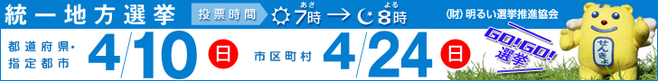 統一地方選挙の画像